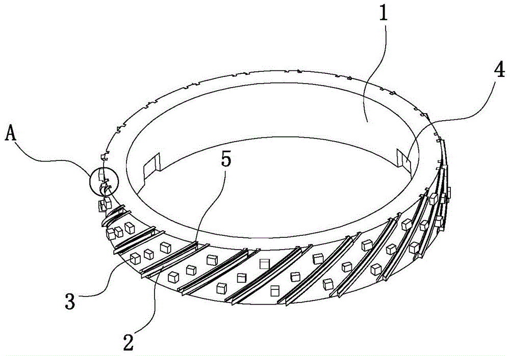 Reamer belt construction with reaming function