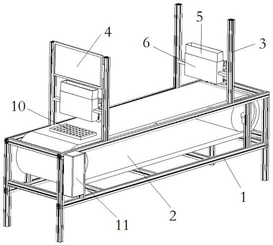 A kind of planting device for vegetable plug seedling raising and seeding leakage detection method