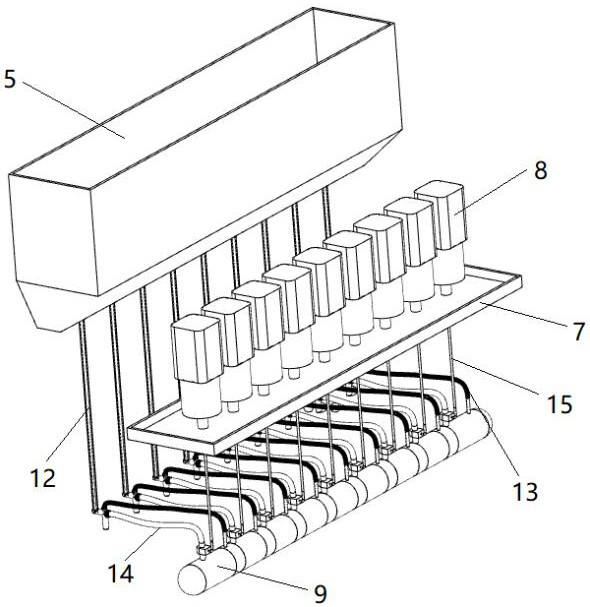 A kind of planting device for vegetable plug seedling raising and seeding leakage detection method