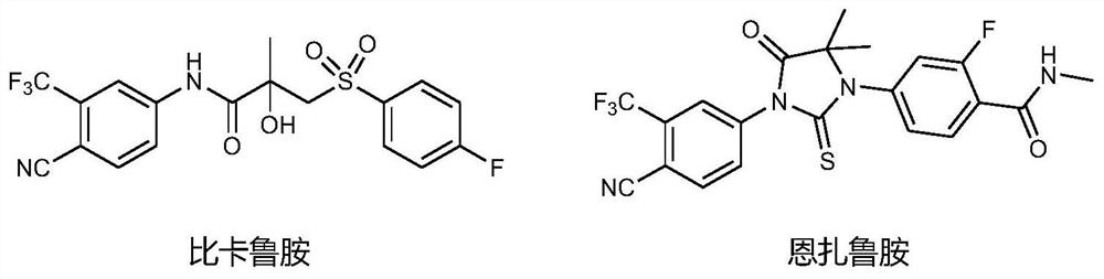 Androgen receptor antagonist, its preparation method and application