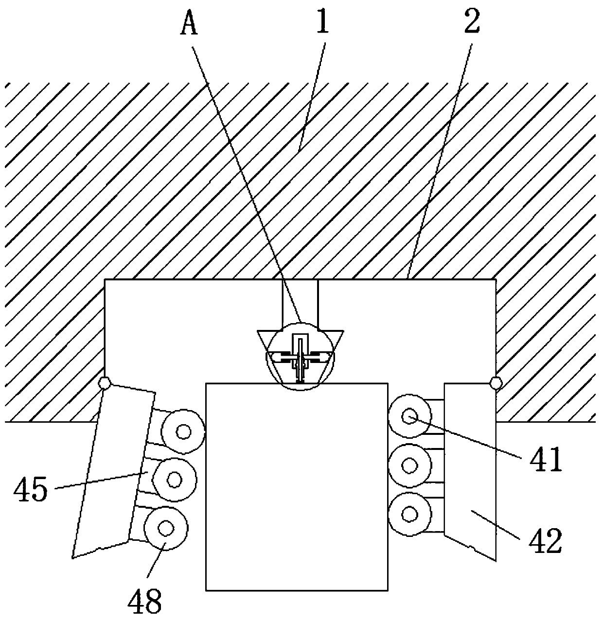 Charging device for intelligent robot and using method