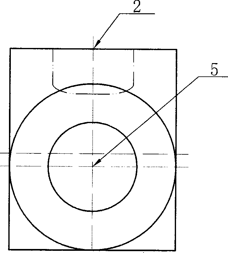 Forging bearing straight three-way production method