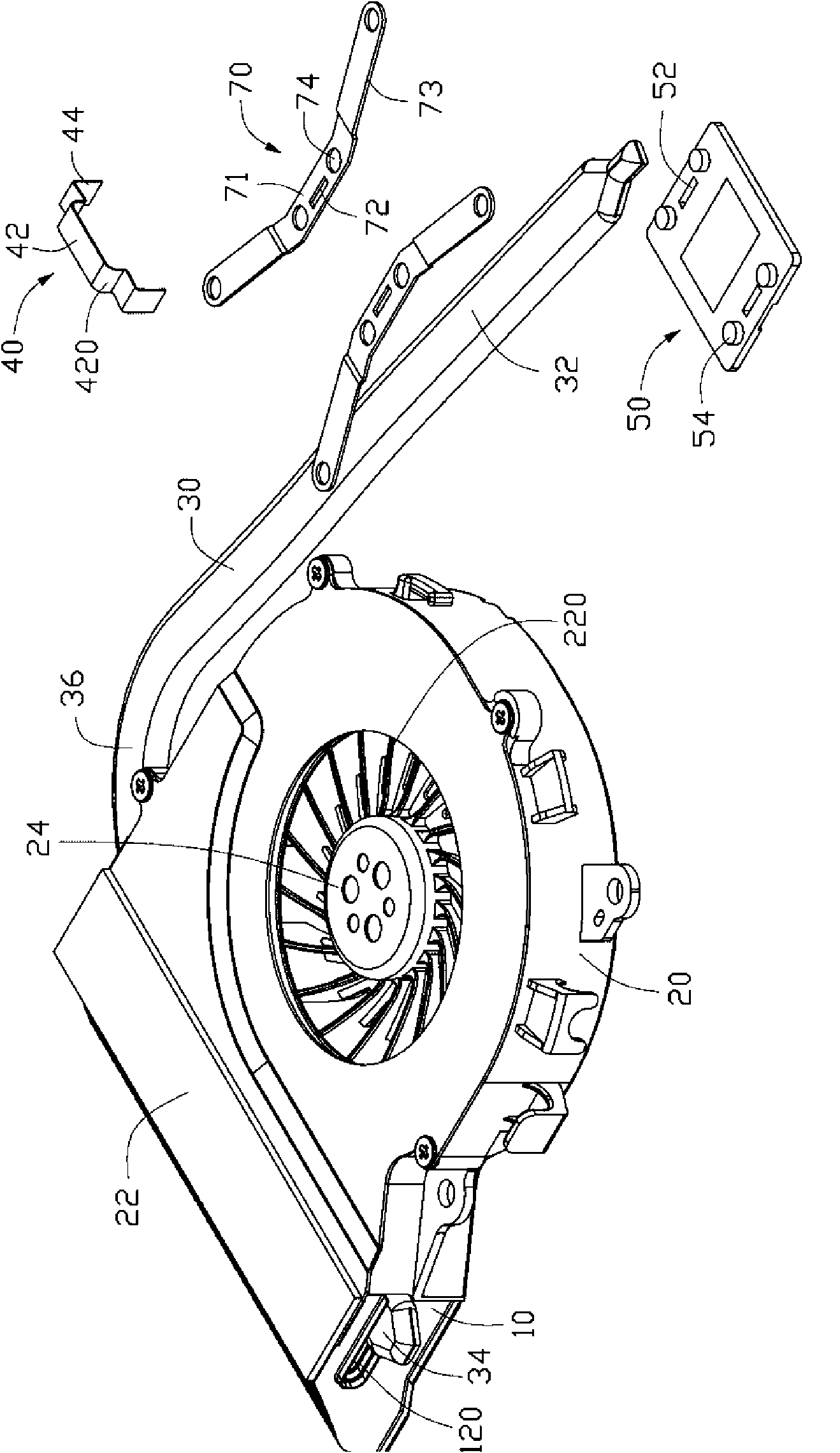 Radiating device and manufacture method thereof