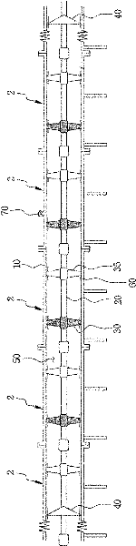Leakage detection device for gas insulated transmission line