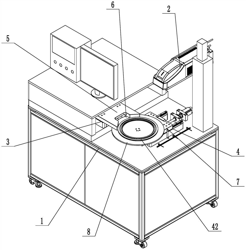 Automatic quartz ring lettering device