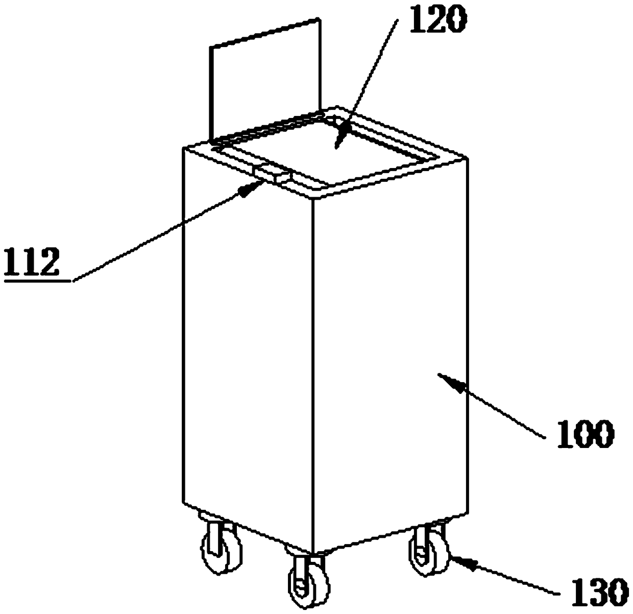 Library book automatic storage system