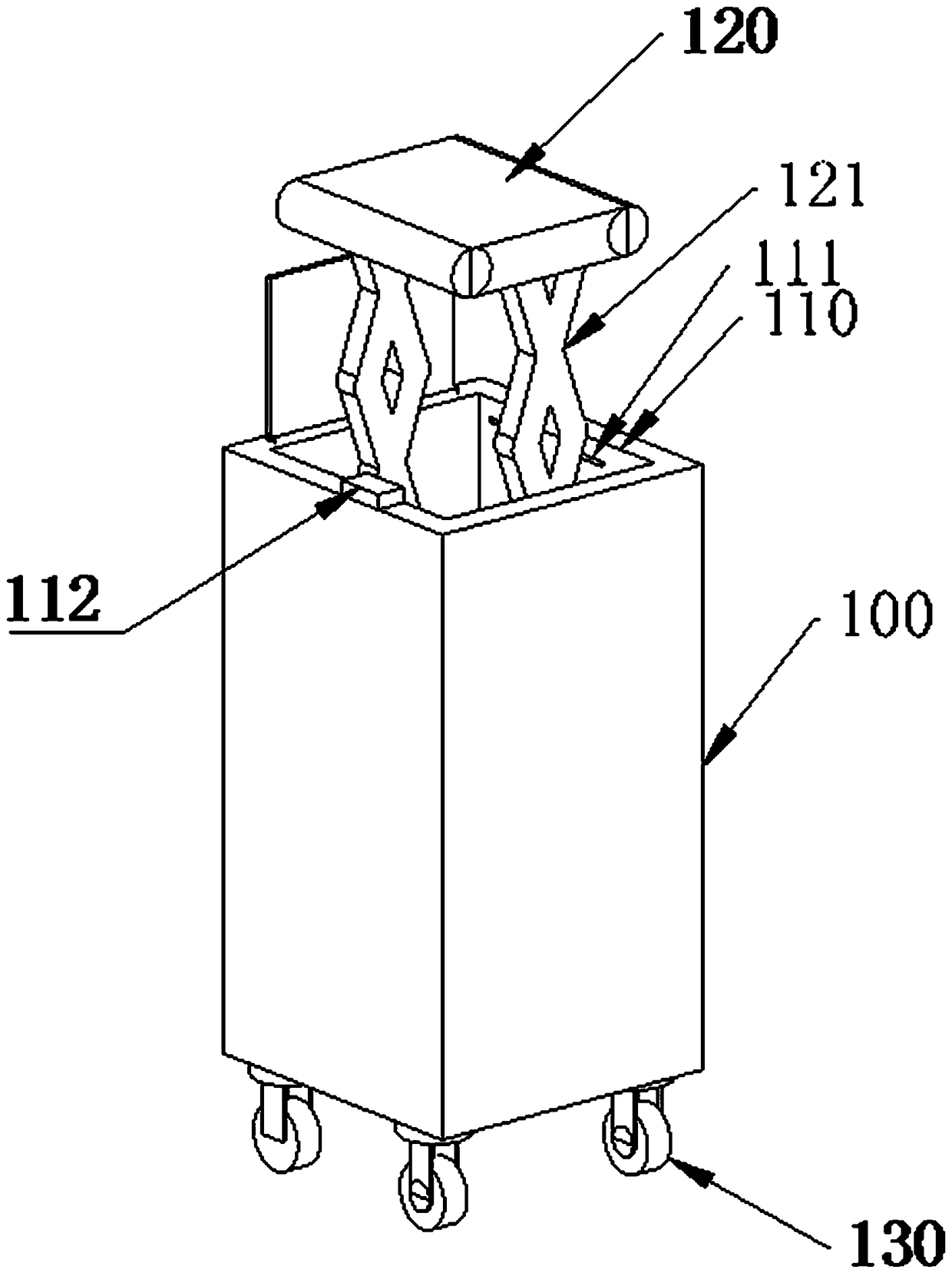 Library book automatic storage system