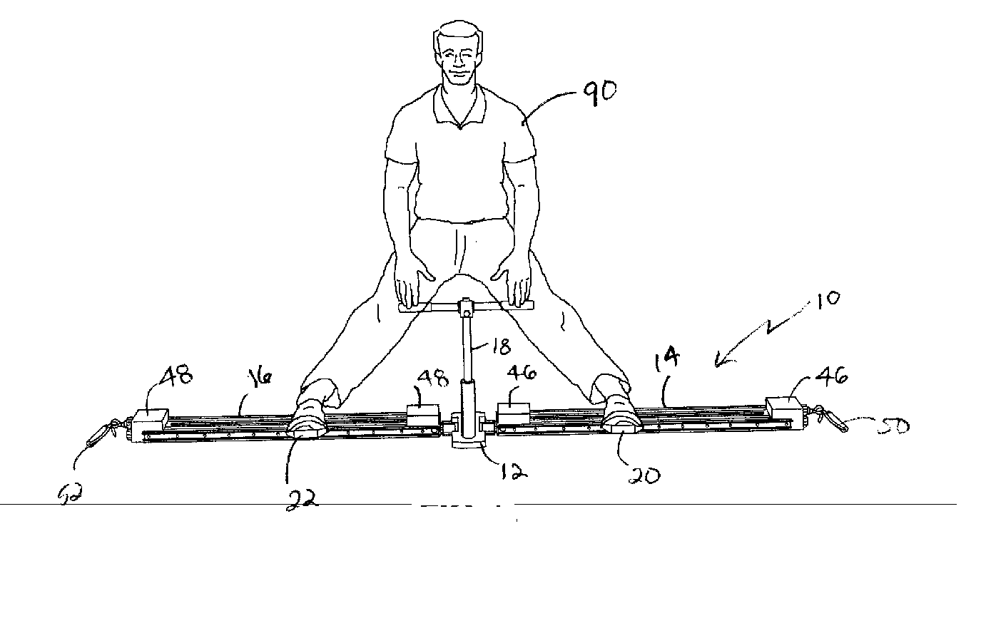 Method and apparatus for lateral exercise