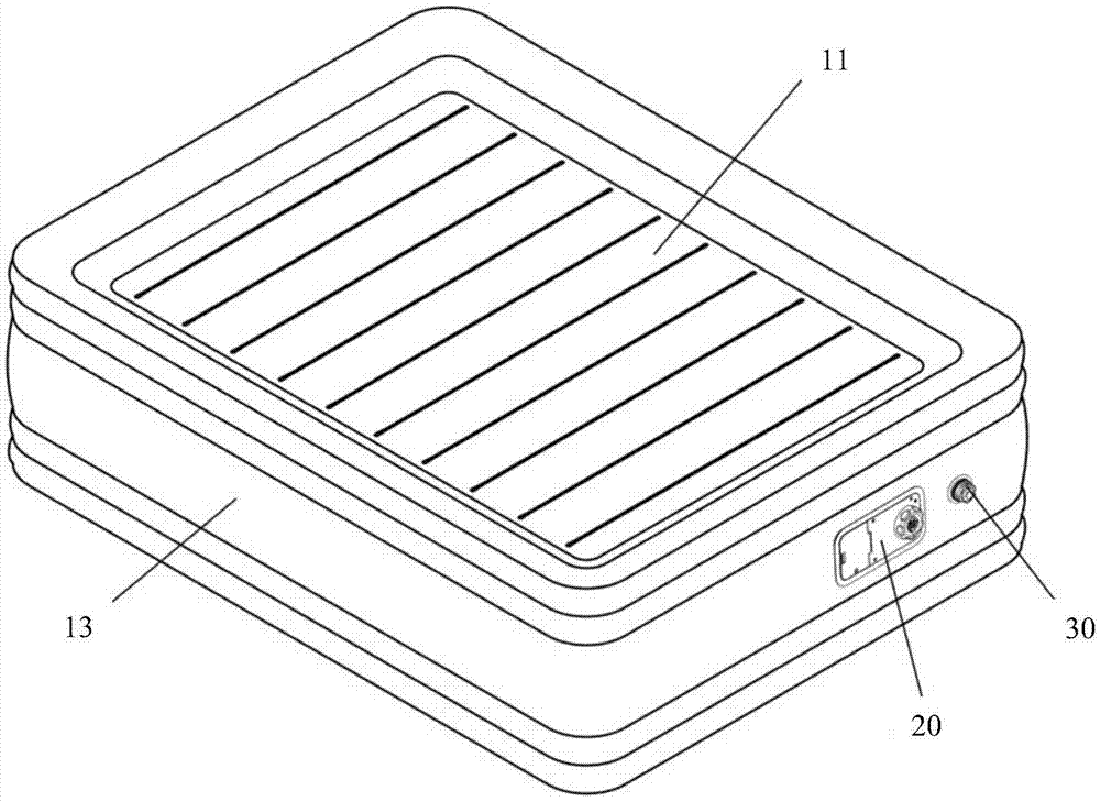 Inflatable bed