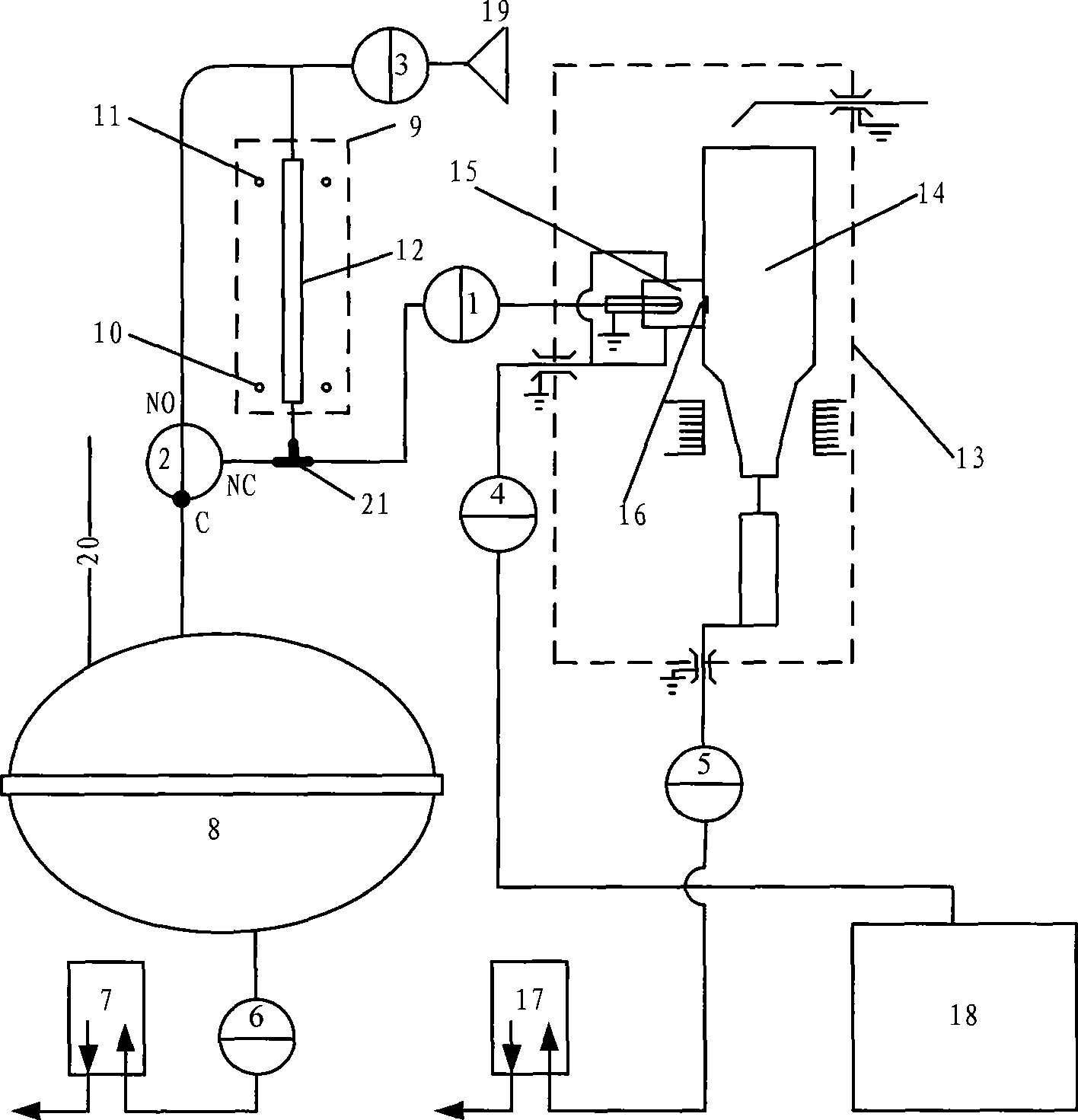 Volume metering method