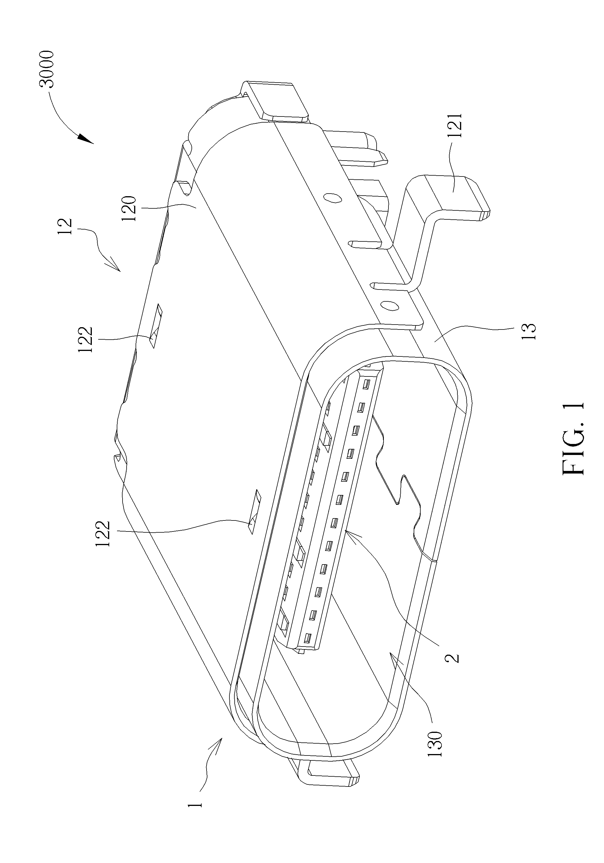 Electrical receptacle connector with shielding and grounding features