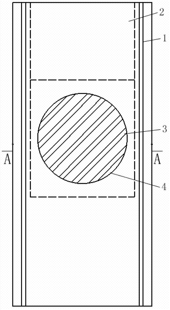 Construction method of underground diaphragm wall with movable door sealing mechanism and reserved opening in the wall
