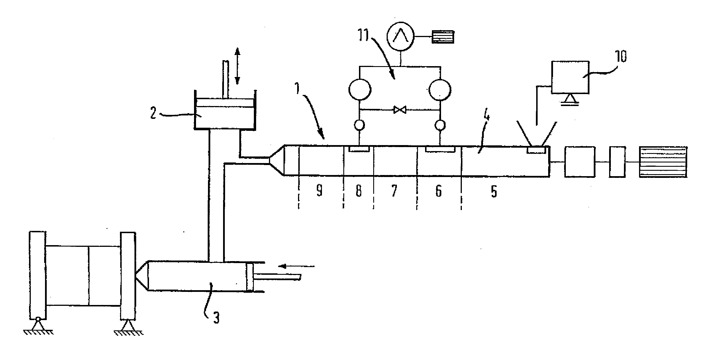 Apparatus for producing injection-molded parts