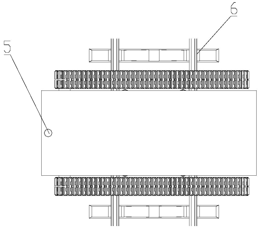 A method for getting on and off the track of a railway intelligent multifunctional driving platform