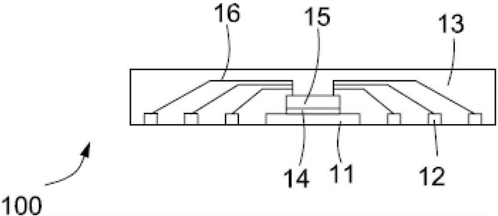 Manufacturing method for rewiring quad flat no-lead (QFN) packaging component