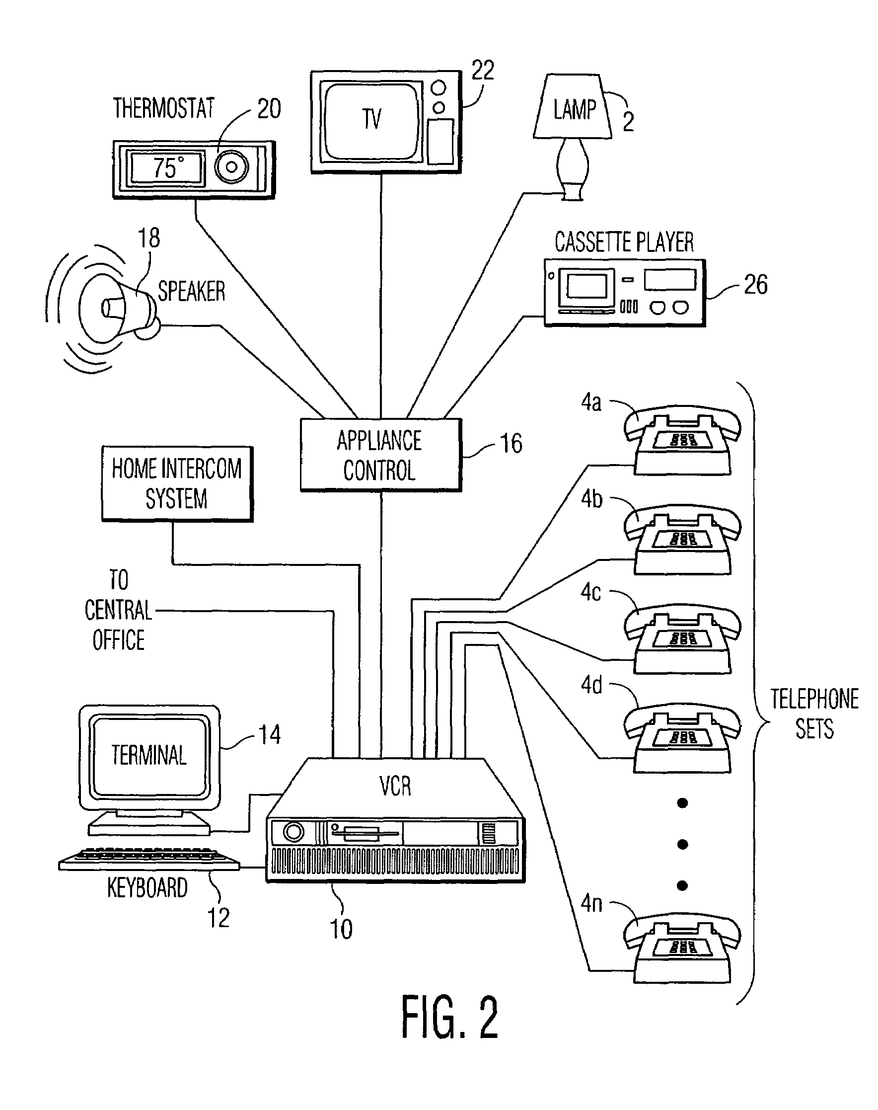 Intelligent call processing platform for home telephone system