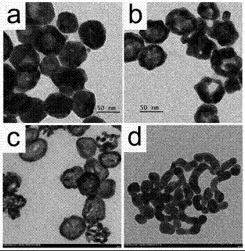 A kind of preparation method of porous hollow gold-silver nano-alloy particles