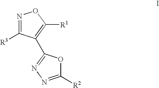 Aryl-isoxazolo-4-yl-oxadiazole derivatives