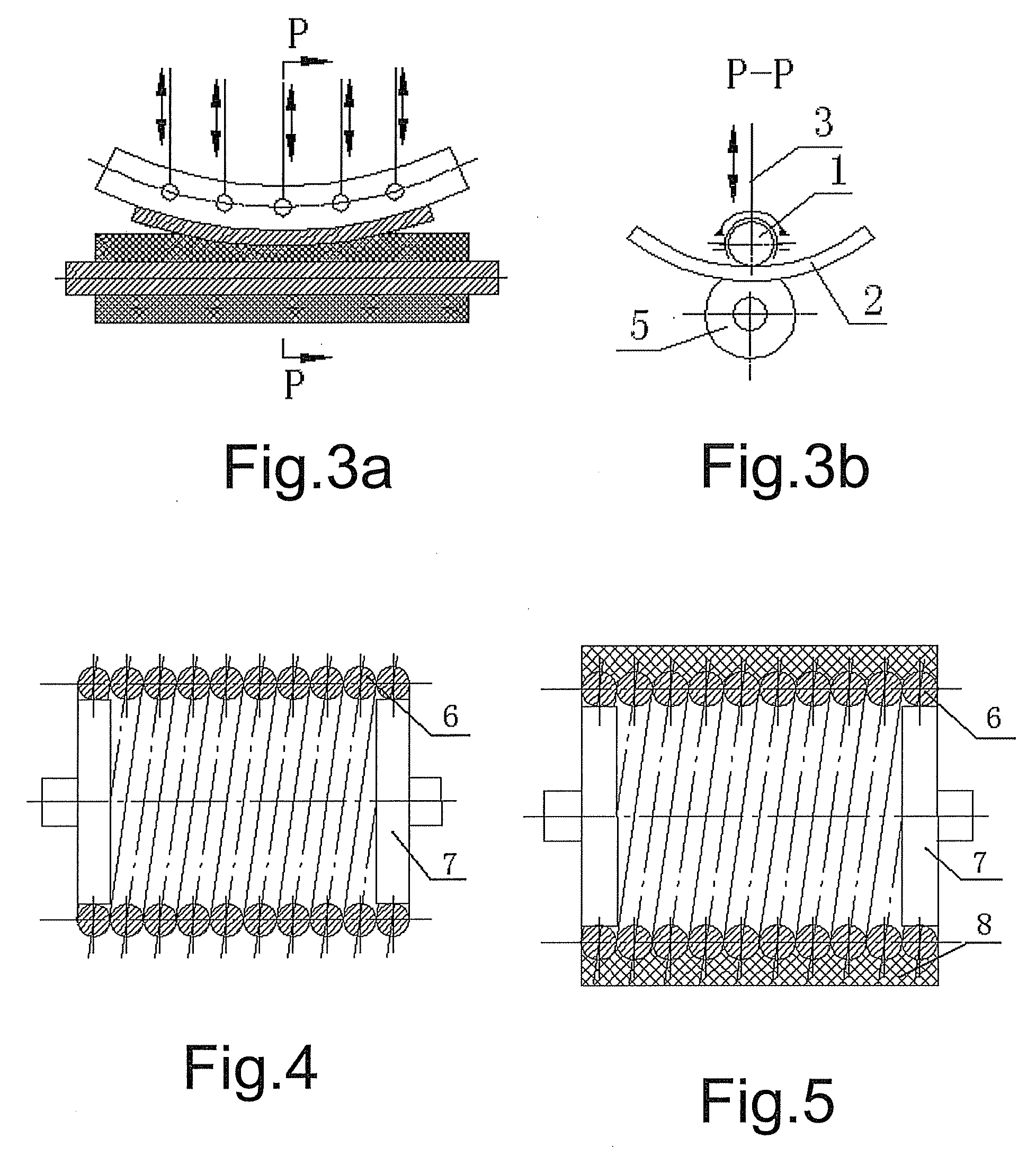 Flexible forming device for forming three-dimensional shaped workpieces