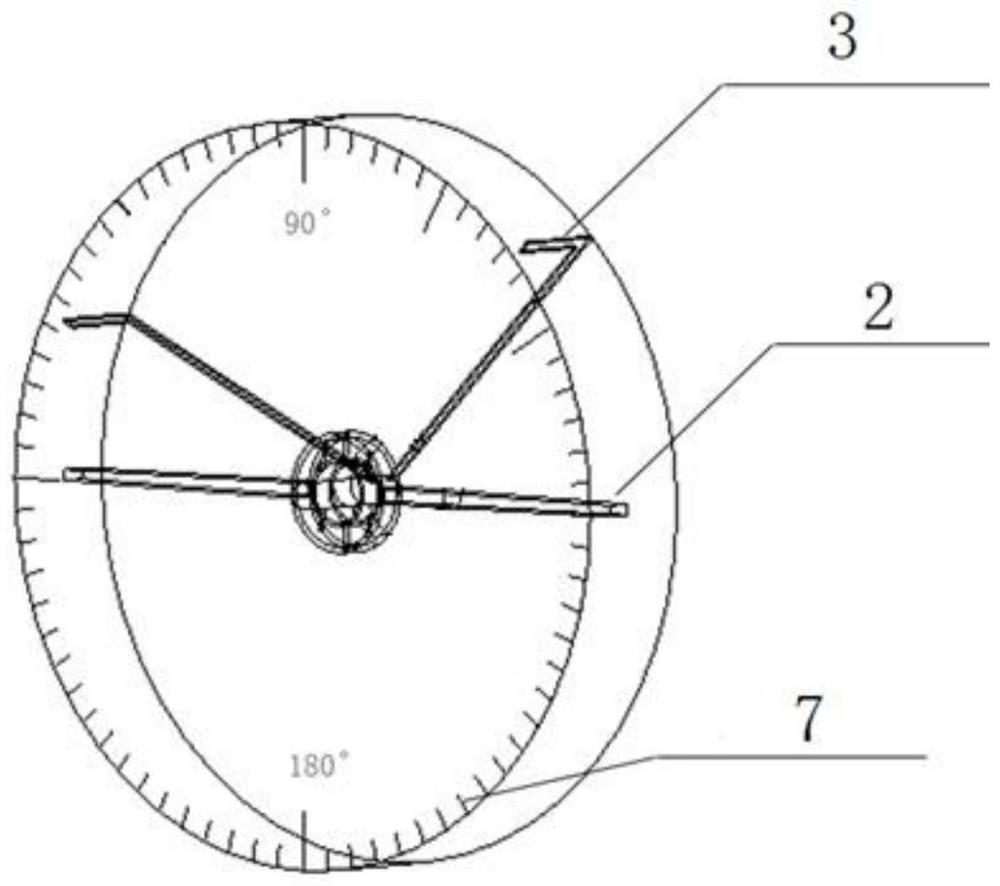 Monitoring device suitable for structural stability of steel truss at any angle and construction method