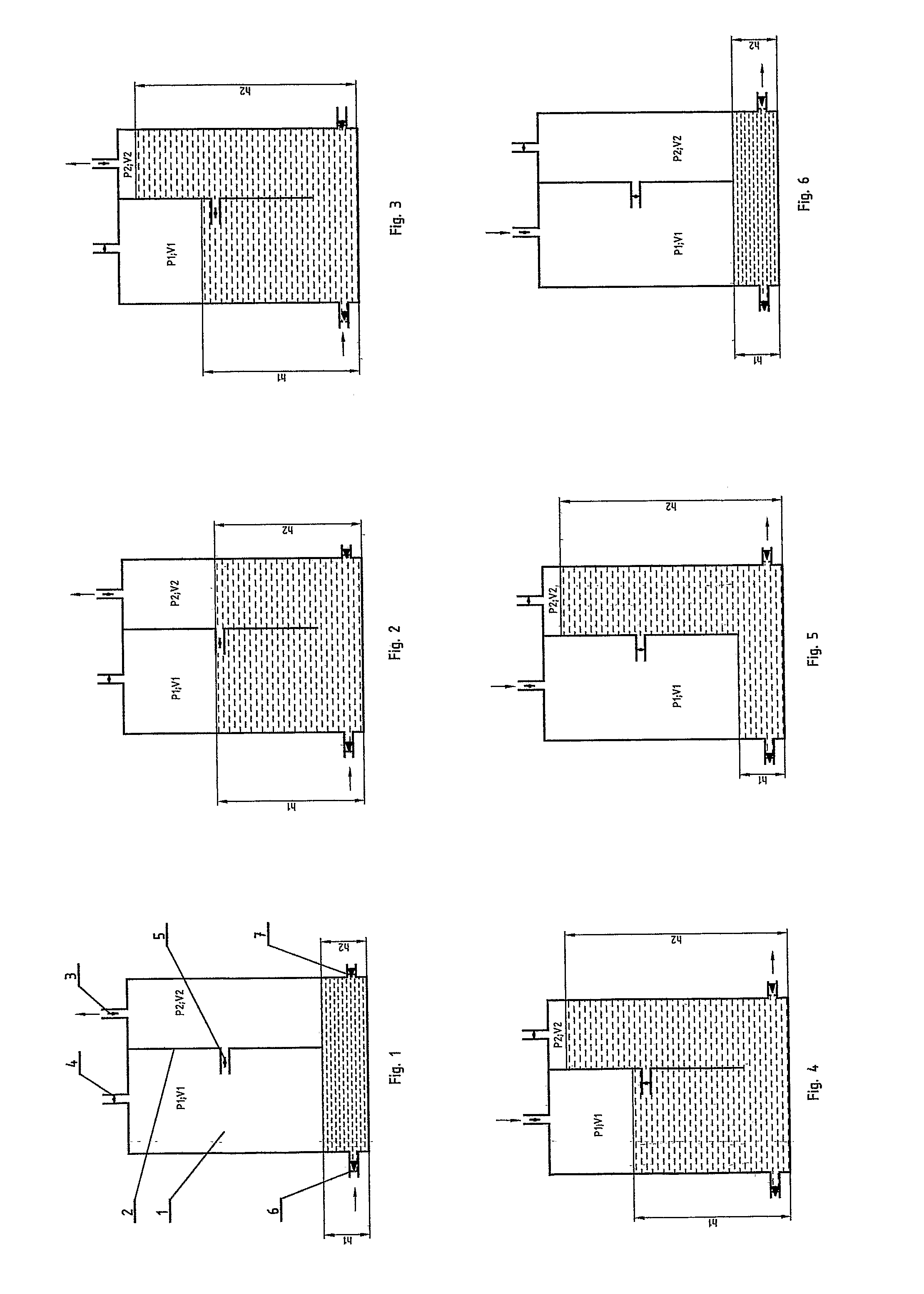 Method For Transportation Of Liquids By Steam Or Compressed Air And A Device For Realization Of The Method