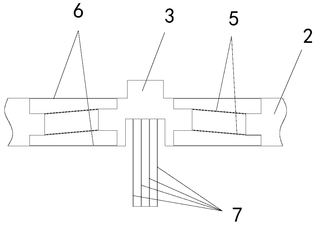Two-dimensional constant force mechanism and positioning platform with the mechanism