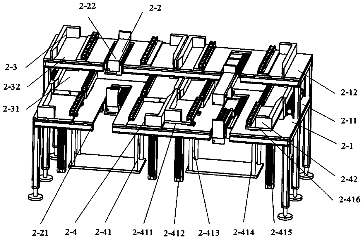Automatic feeding and discharging device for perforating bullet assembling