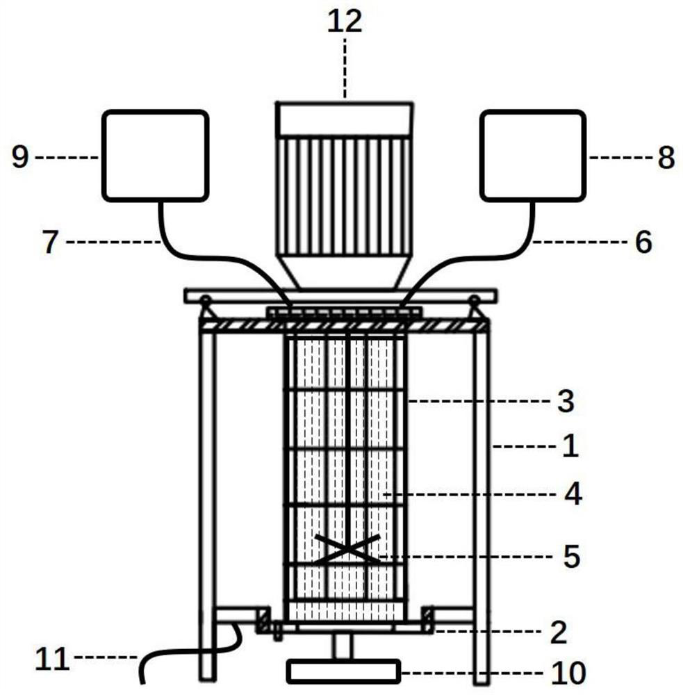 Method and special device for stirring induced centrifugal force-vertical filtration and purification of silver nanowire mother liquor