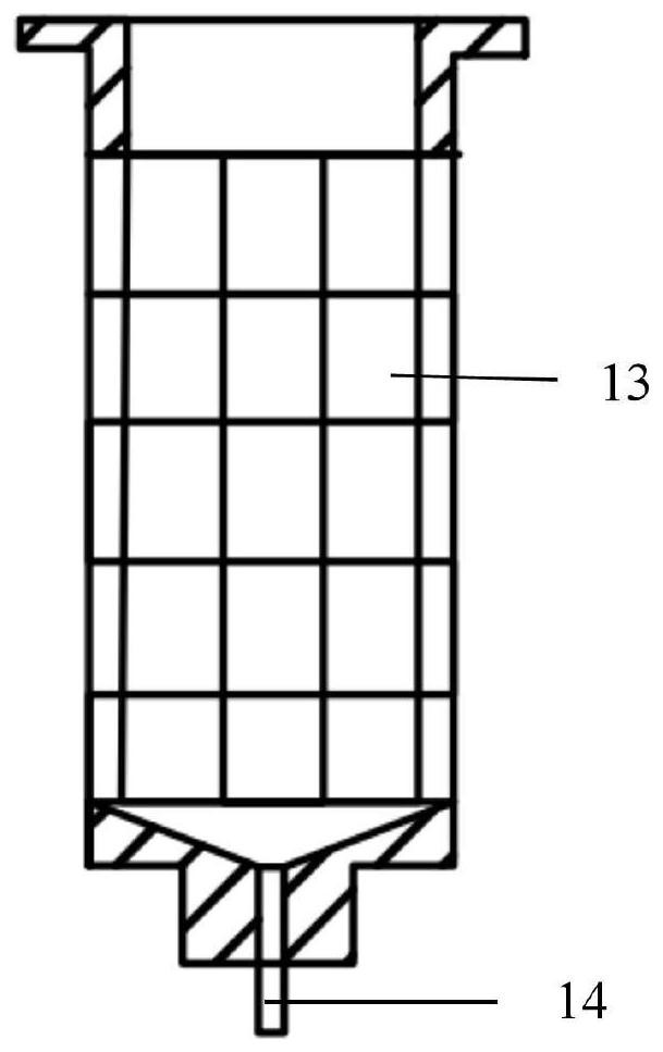 Method and special device for stirring induced centrifugal force-vertical filtration and purification of silver nanowire mother liquor