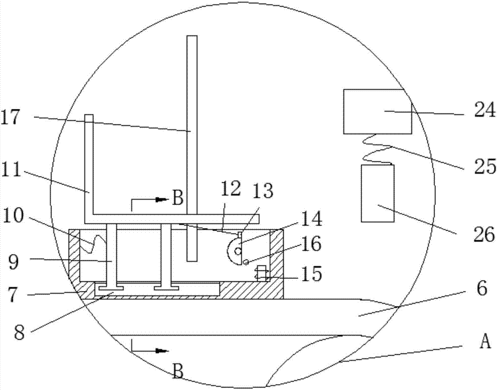 Conveying device of peach splitting machine