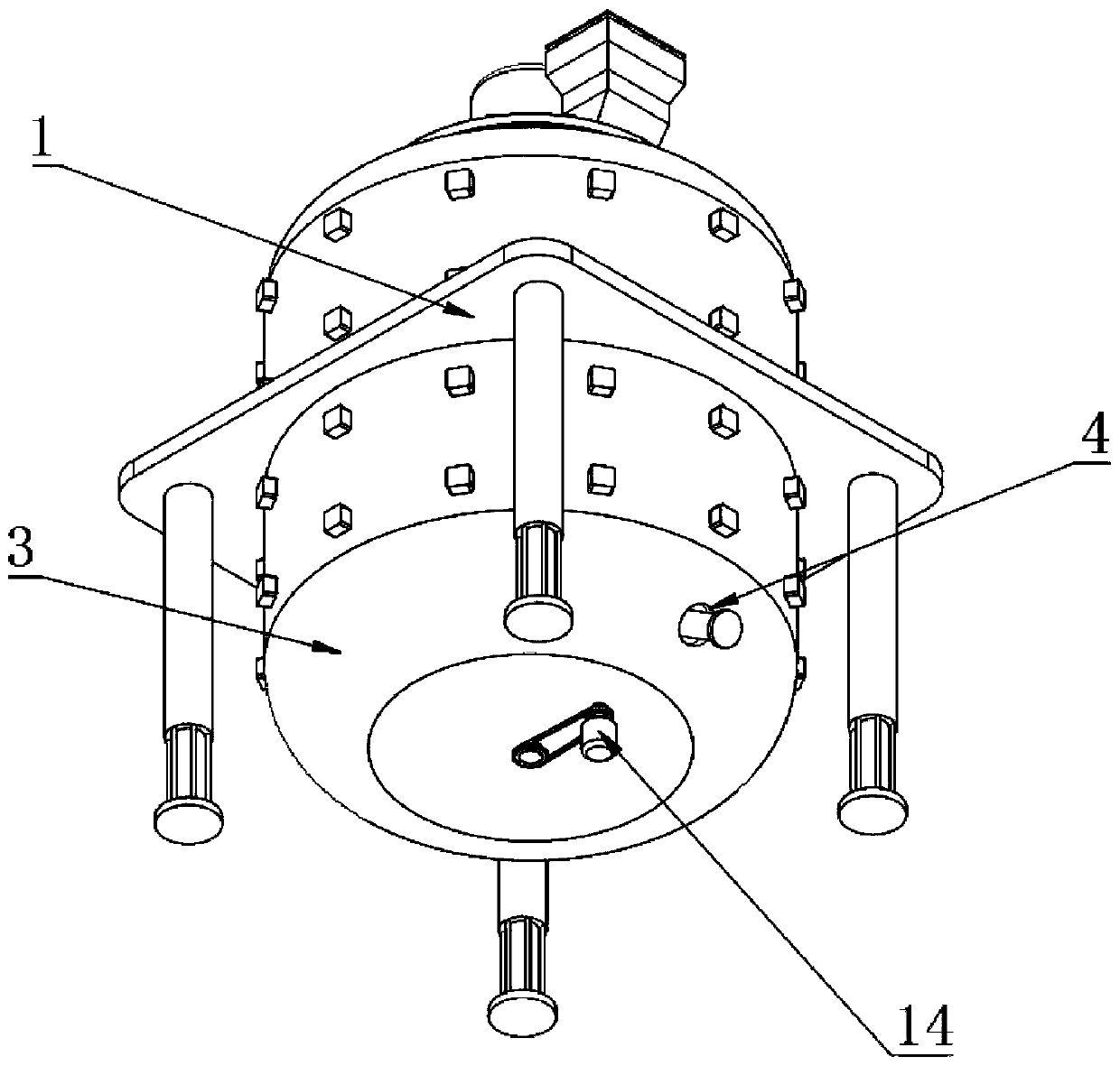 Batching device for sewage treatment system