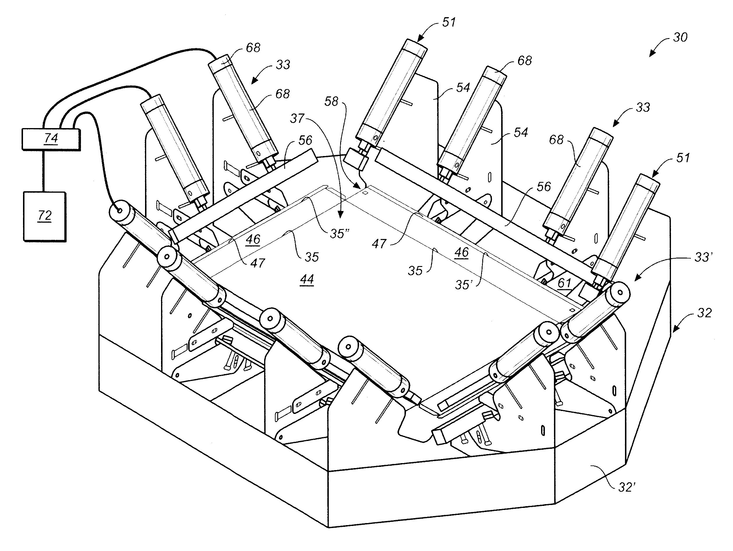 Method and Apparatus For Imparting Compound Folds on Sheet Material