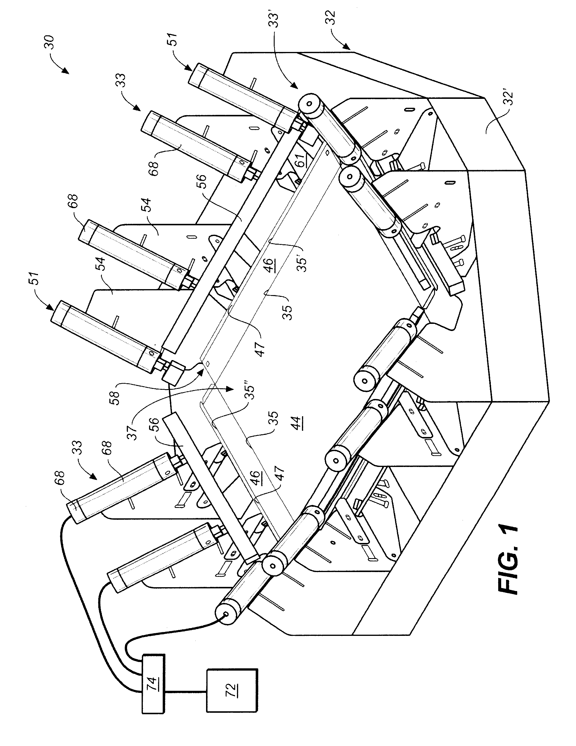 Method and Apparatus For Imparting Compound Folds on Sheet Material