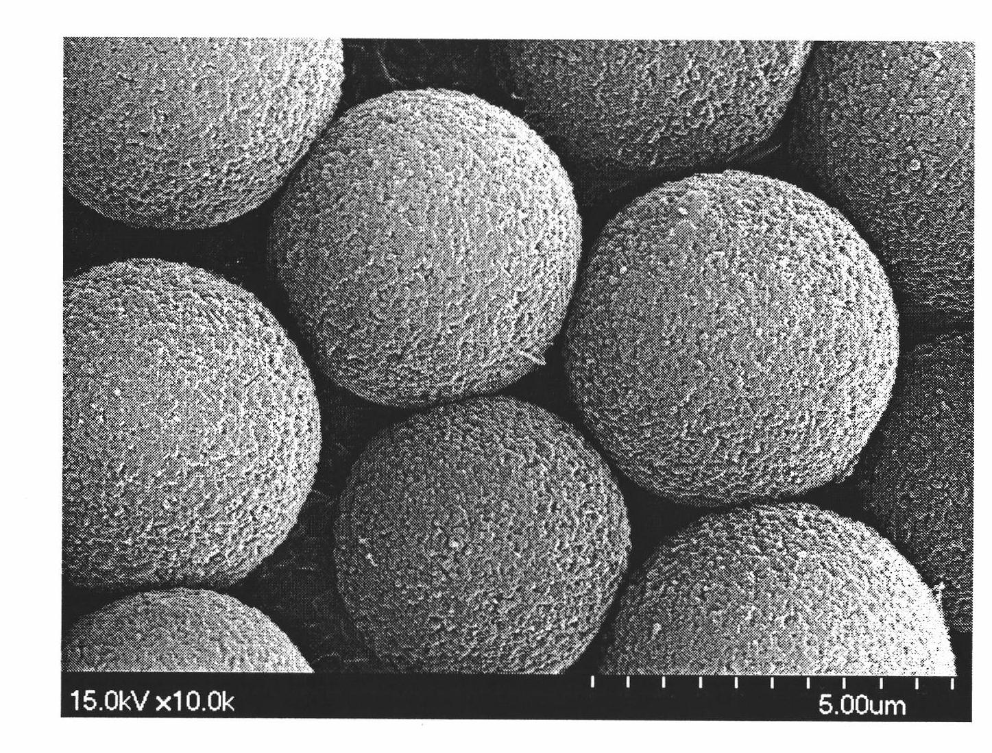 Method for preparation of composite chromatographic stuffing of polymer carbon nanometer tube