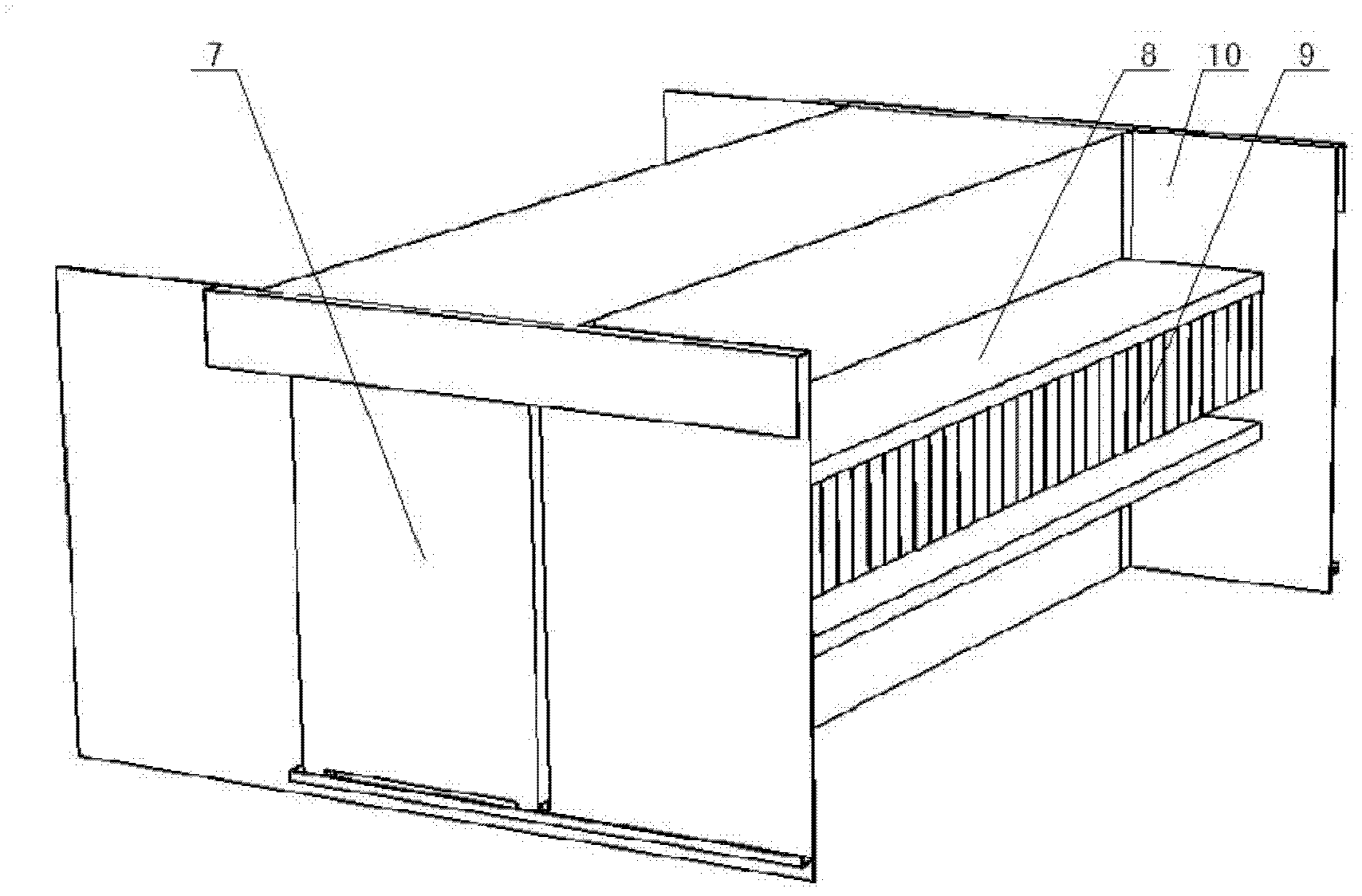 X-ray digital imaging detection device for detecting welding seam of tube row