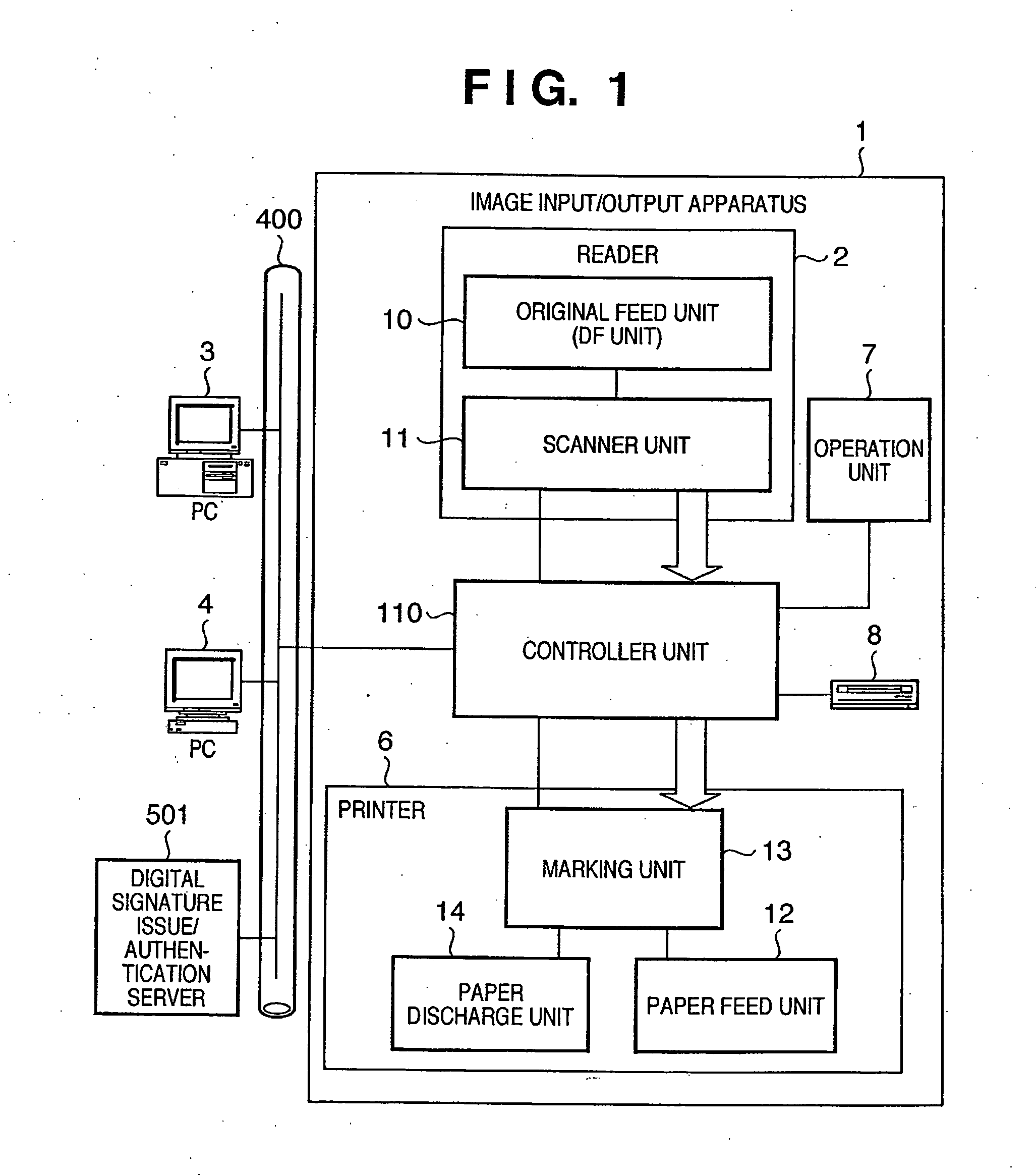 Image forming apparatus, and control method and control program of the same