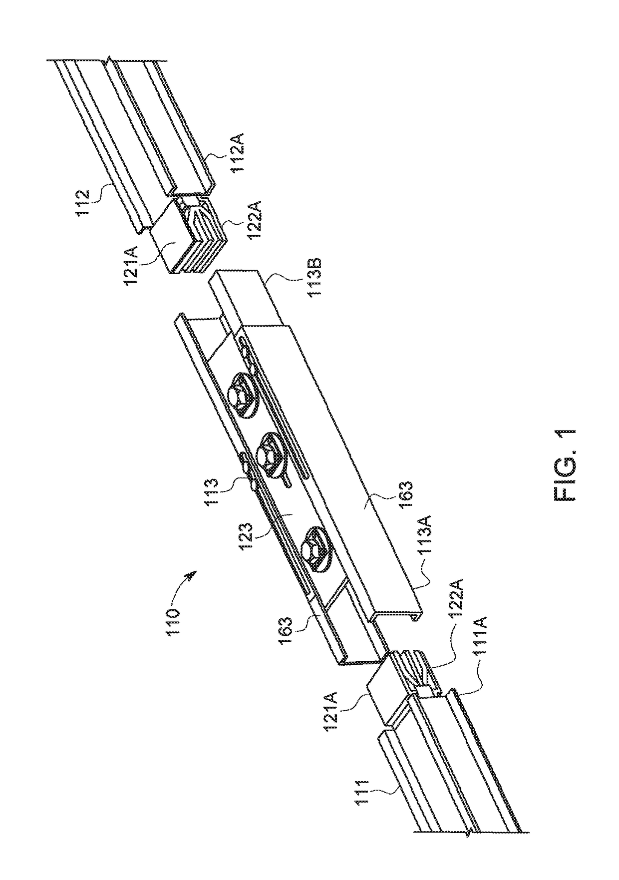 Electrical busway joint with self-adjusting braces