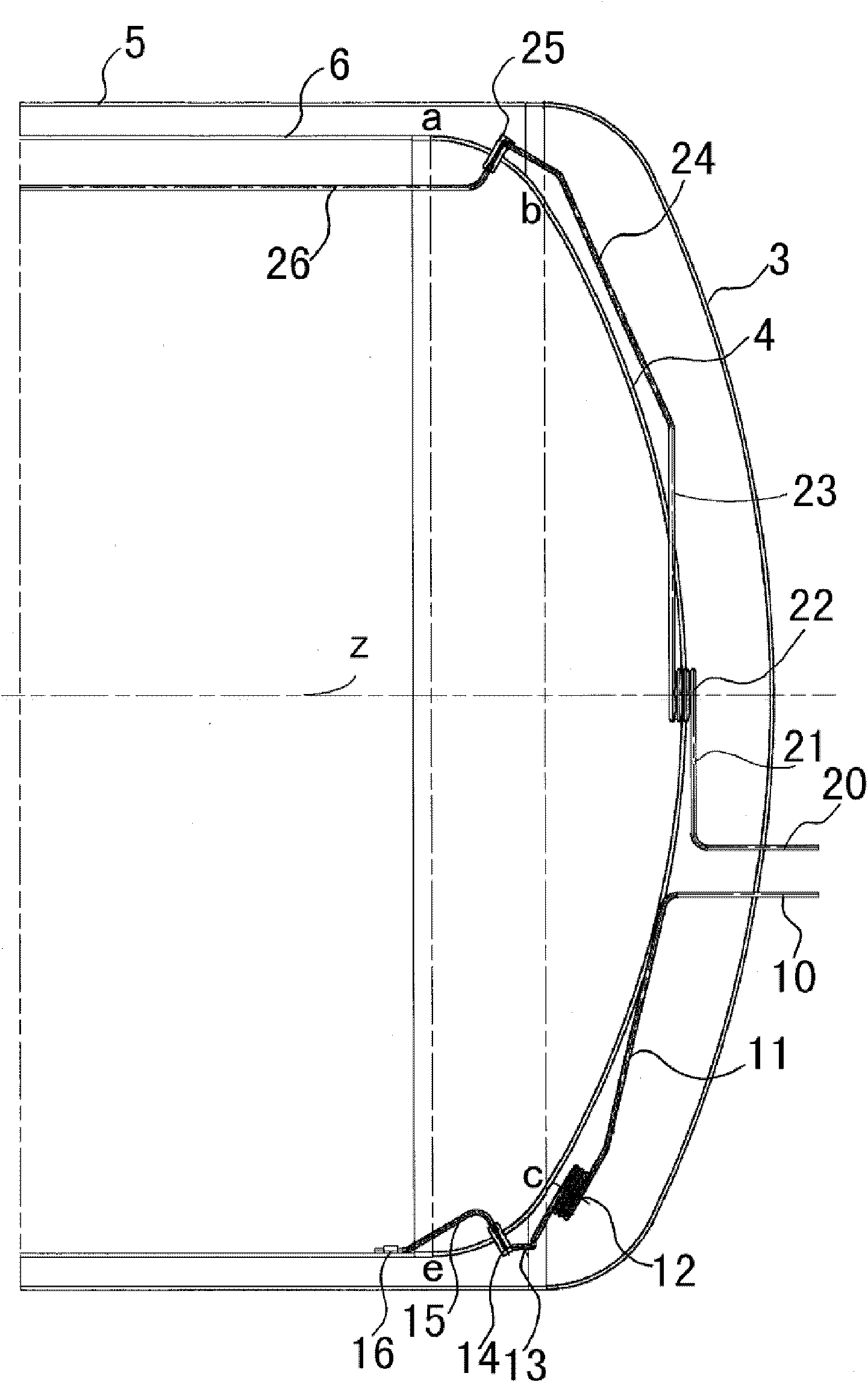 Horizontal low temperature container and liquid level measurement device thereof