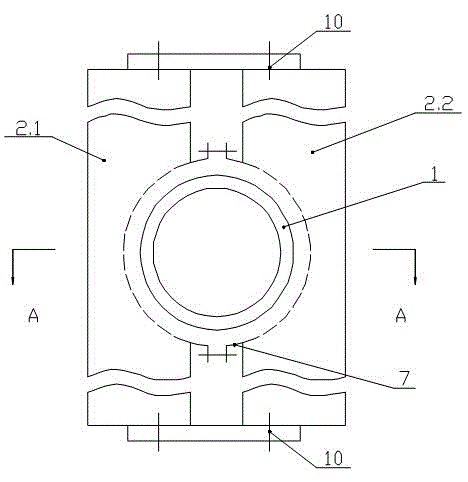 Support structure for stand column and dual cantilever beams in any combination and use method thereof