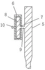 Adjustable guiding device for imbedding pedicle screw