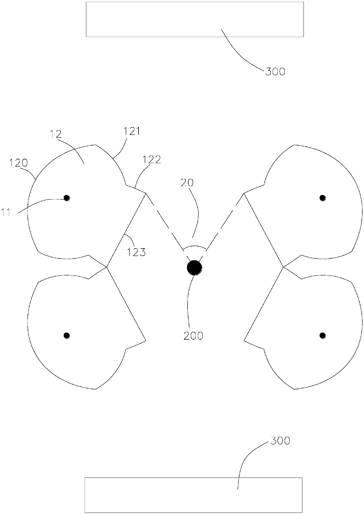 High-temperature heating device based on triple combined reflection cover