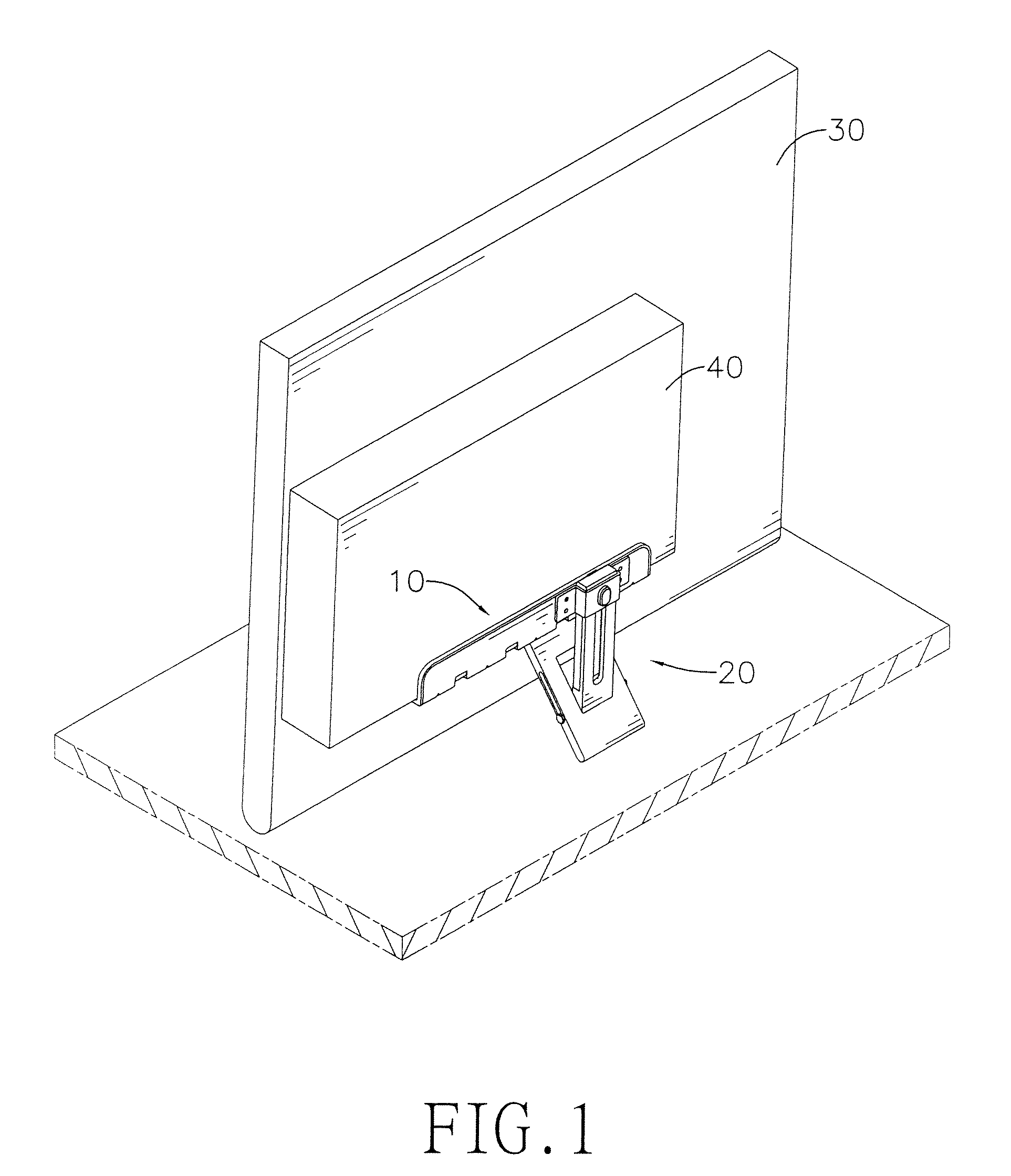 Flat panel display support