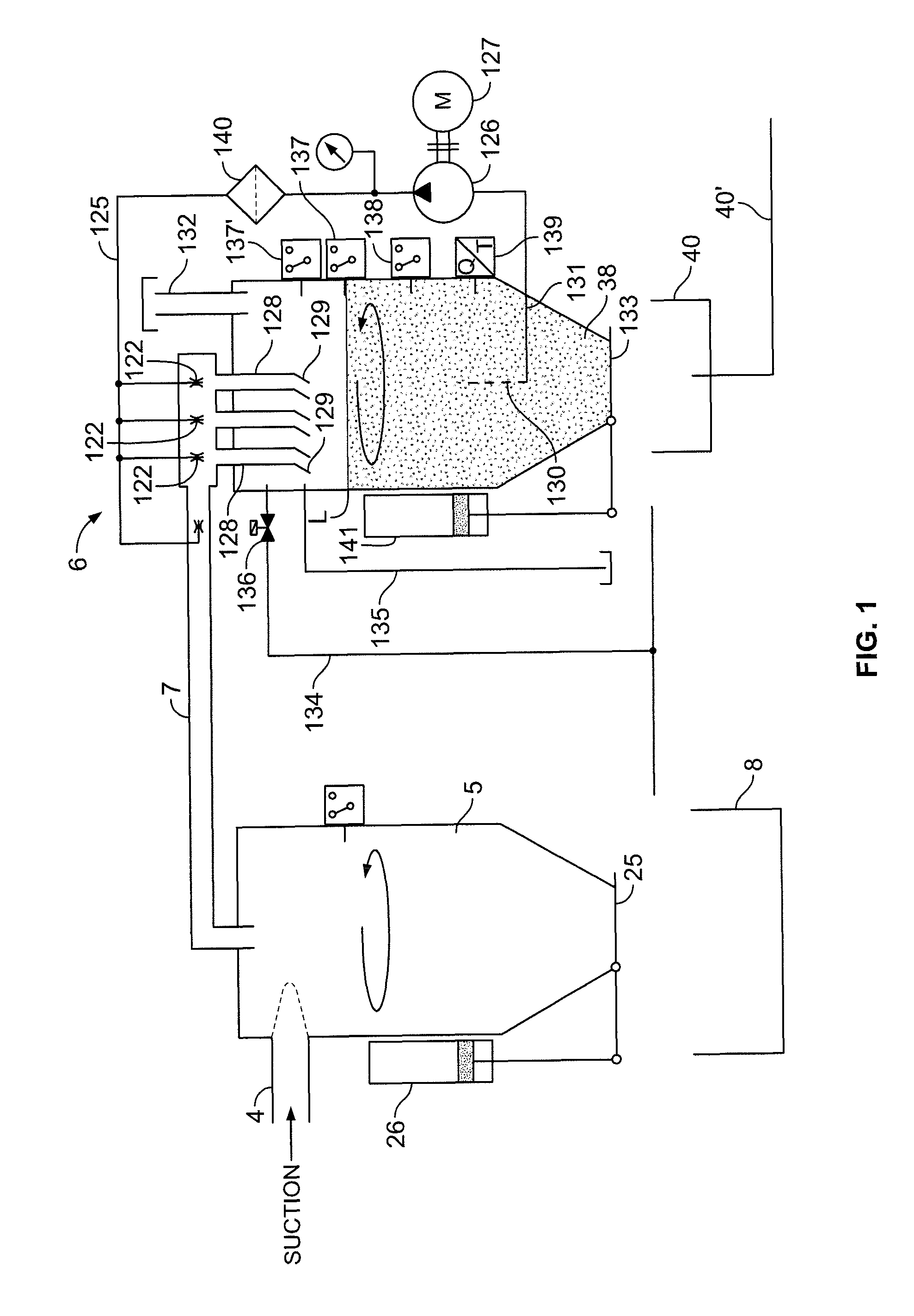 Method and apparatus for conveying material and ejector apparatus