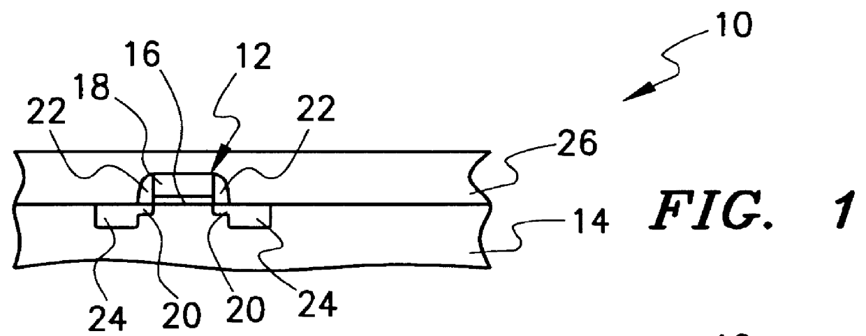 Metal attachment method and structure for attaching substrates at low temperatures