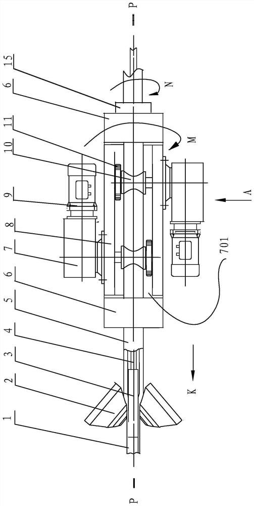 Method for continuously rolling copper pipe through planetary pipe mill