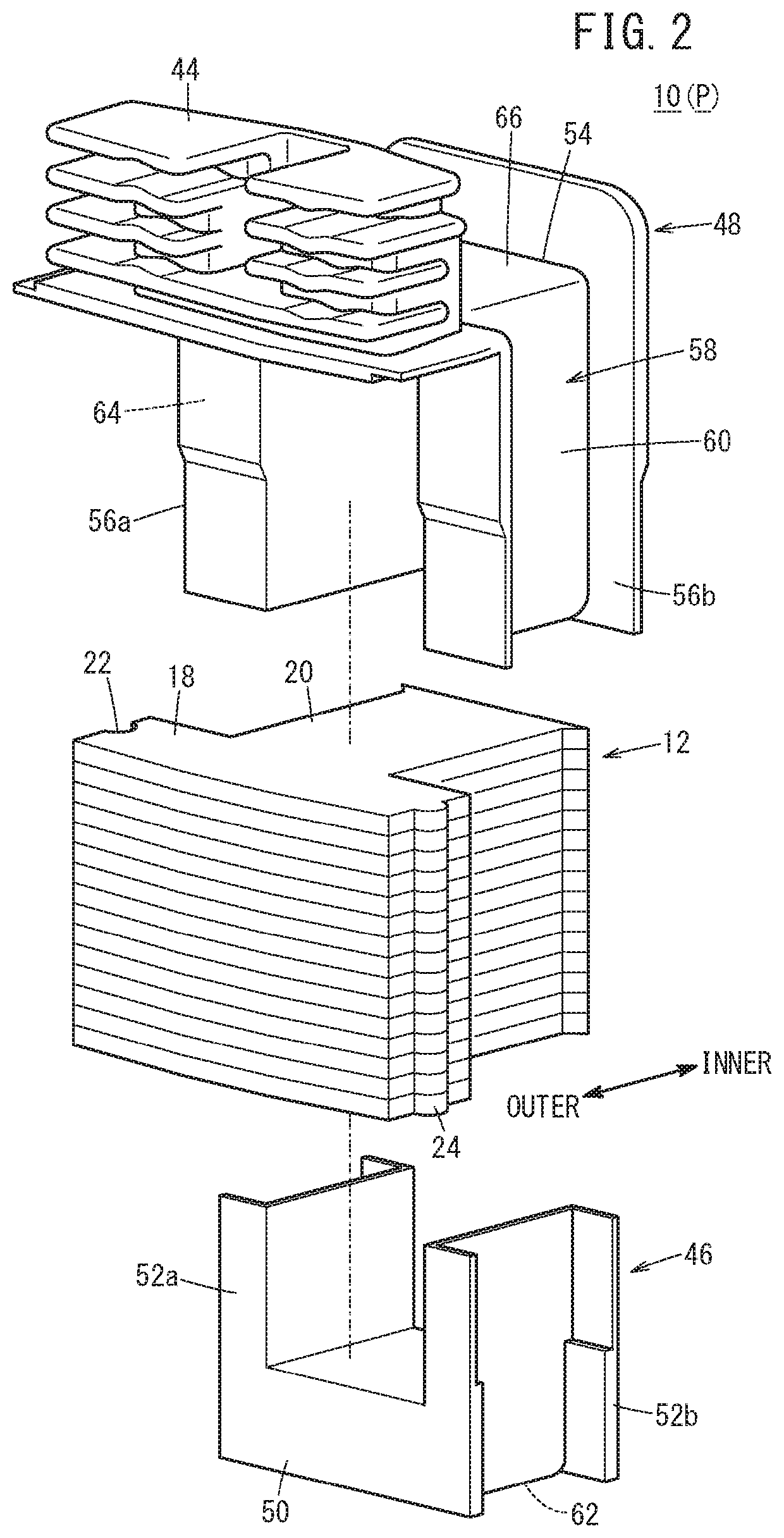 Method of manufacturing divided cores for a stator
