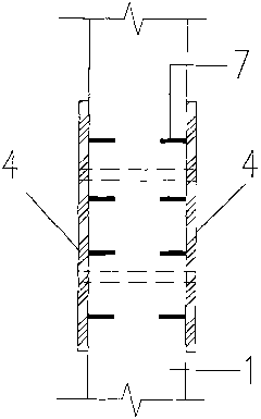 Node connection device for self-centering prestressed concrete frame