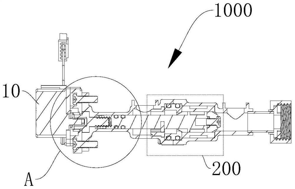 Thermostatic valve, thermostatic valve control method and water heater