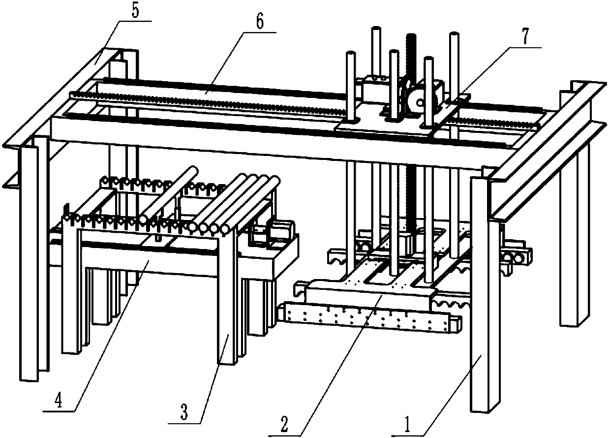 Glass tube carrying manipulator