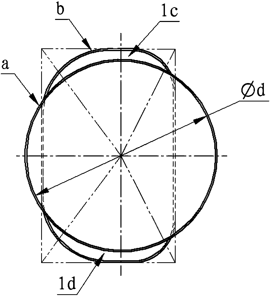 A high-temperature alloy thin-walled tubular conduit forming die and forming method